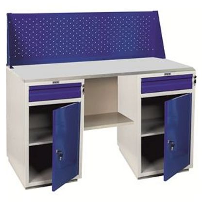 Верстак двухтумбовый WD-2+WD-2 с экраном L=160