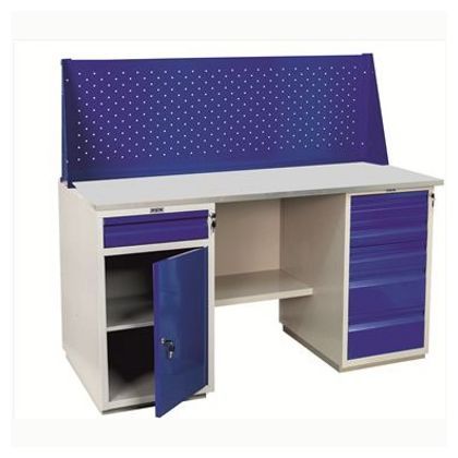 Верстак двухтумбовый WD-2+WD-5 с экраном L=160