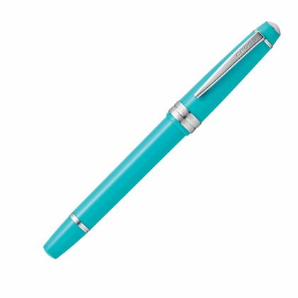 Ручка перьевая M "Bailey Light" метал., подарочн. упак., синий/серебристый, патрон черный 1 шт.
