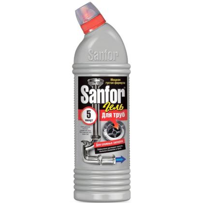 Средство д/удаления засоров в трубах "Sanfor" 750 г