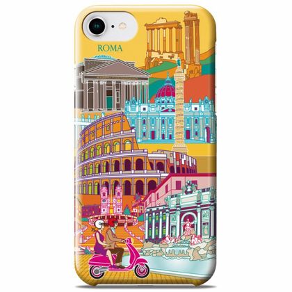 Чехол д/iPhone 6S/7/8 "New Paris" пласт., разноцветный