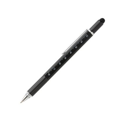 Ручка многофункц. "P221.551" метал., 5 функц., черный/серебристый, стерж. синий