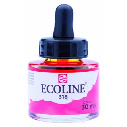 краски жидкая акварель "ECOLINE" 318 кармин, 30 мл.