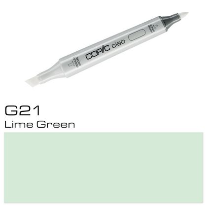 Маркер перм., худ. "Copic ciao" G-21, зеленый лайм