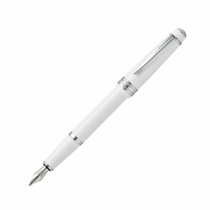 Ручка перьевая M "Bailey Light" метал., подарочн. упак., серый/серебристый, патрон черный 2 шт.