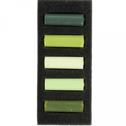 Пастель мягкая "Rembrandt Half Pastel" набор, 5 цв., холодные желтые