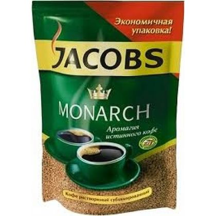 Кофе "Jacobs Monarch" растворим. сублим., 130 гр., пак.