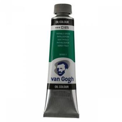 Краски масляные "Van Gogh" 675 зеленый ФЦ, 40 мл., туба