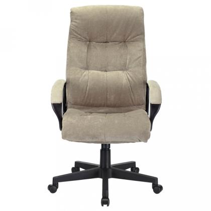 Кресло д/руководителя Бюрократ CH-824 Fabric ткань, песочный, крестов. пластик