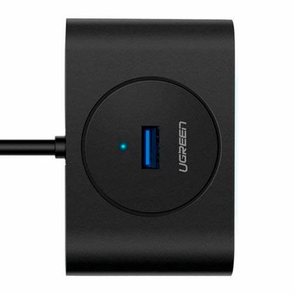 комп. USB HUB UGREEN USB 3.0 Hub 0.5m CR113 (Black) (20290)