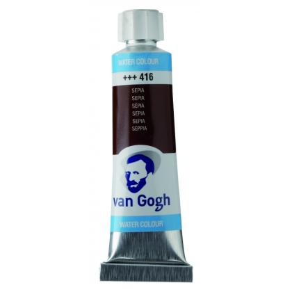 Краски акварельные "Van Gogh" 416 сепия, 10 мл., туба