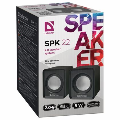 Акустическая система Defender SPK 22 DC04670-C черный
