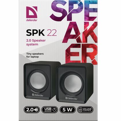 Акустическая система Defender SPK 22 DC04670-C черный