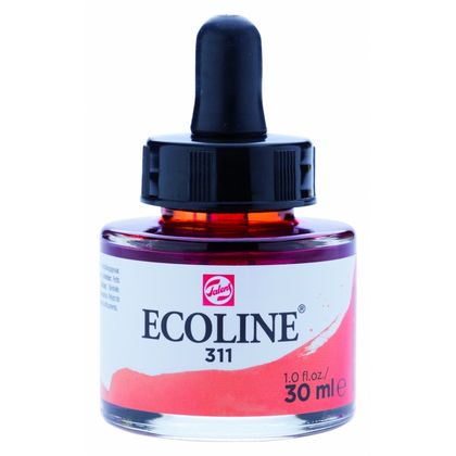 Краски жидкая акварель "ECOLINE" 311 киноварь 30 мл.