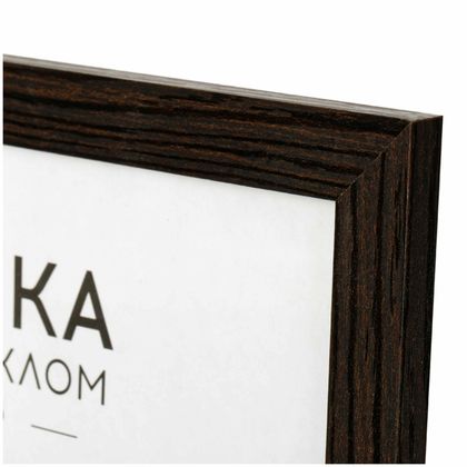 Фоторамка 21*30 см, 18 мм "OfficeSpace Expo" МДФ, со стеклом, миланский орех