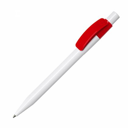 Ручка шарик/автомат "Pixel PX B" 1,0 мм, пласт., белый, стерж. синий