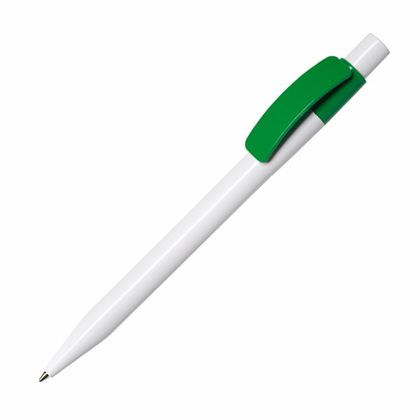 Ручка шарик/автомат "Pixel PX B" 1,0 мм, пласт., белый/оранжевый, стерж. синий