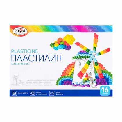 Пластилин для детской лепки 24 цв. "Классический"