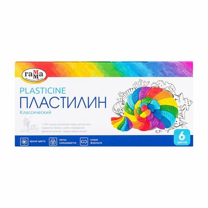 Пластилин для детской лепки 24 цв. "Классический"