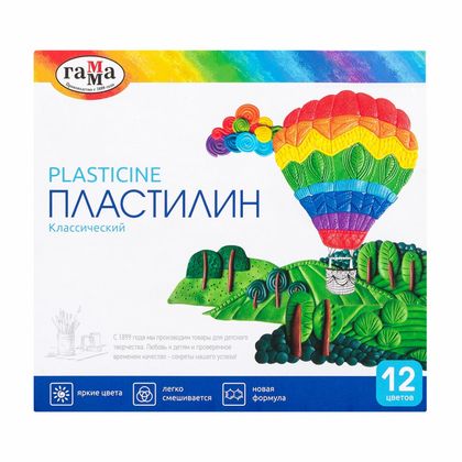 Пластилин для детской лепки 24 цв. "Классический"