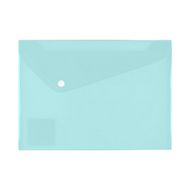 Папка конверт на кнопке А5 "Trend pastel" бирюзовый