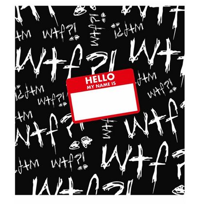 Тетрадь А5 48 л., клет. "Hello" скоба сбоку, обл. карт., УФ-лак, ассорти