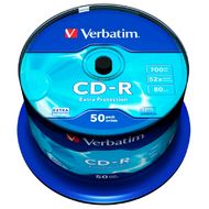 диск CD-R  (50 шт/кругл. бокс) 700 Мб Verbatim Datalife