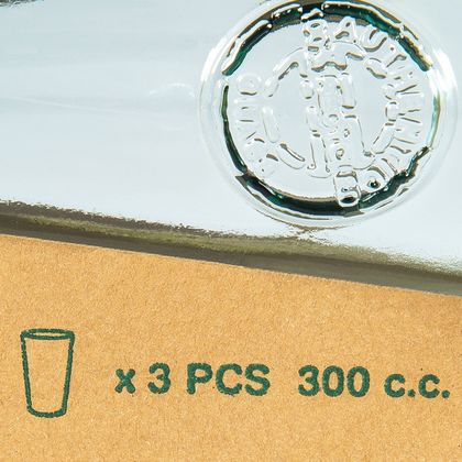 Набор стаканов 3 шт. "XM2176.01 Authentic" подарочн. упак., прозрачный