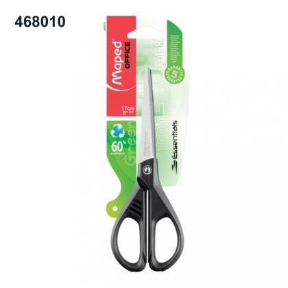 Ножницы 21 см "Essentials Green" черный