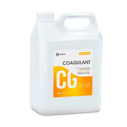 Средство для осветления воды "CRYSPOOL Coagulant", 5,9кг, канистра