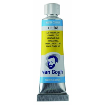Краски акварельные "Van Gogh" 268 желтый AZO светлый, 10 мл., туба