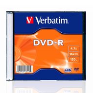 диск DVD-R 4,7 Гб запис. 16х Slim Single Verbatim