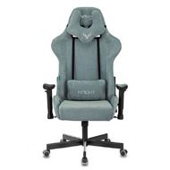 Кресло игровое Бюрократ VIKING KNIGHT LT28 FABRIC серо-голубой крестовина металл