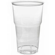 Пластиковый стакан одноразовый 500 мл, 50 шт./упак., эконом