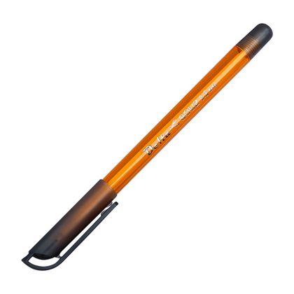 Ручка шарик. "Дельта" 0,5 мм, пласт.,прозр., стерж. синий