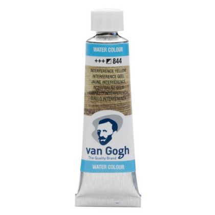 Краски акварельные "Van Gogh" 844 интерферентный желтый, 10 мл., туба