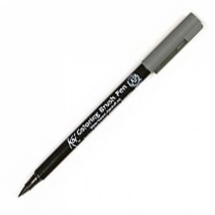 Маркер акварельный "Koi Color Brush" - теплый т.серый