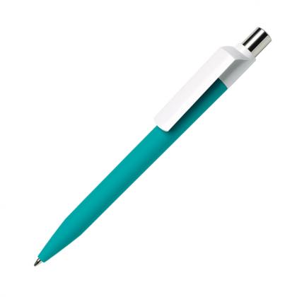 Ручка шарик/автомат "Dot GOM CB CR" 1,0 мм, пласт., софт., лимонный, стерж. синий