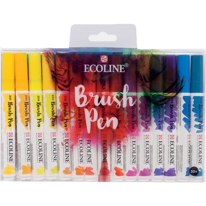 Маркер акварельный "Ecoline" набор 30 шт., ассорти