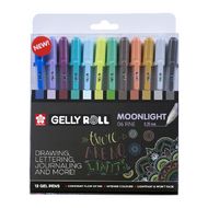 Ручка гелевая "Gelly Roll Moonlight" набор 12 шт., флюоресцентные