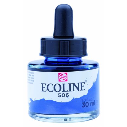 краски жидкая акварель "ECOLINE" 506 ультрамарин темный 30 мл.