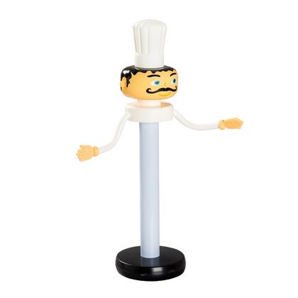Держатель д/бумажных полотенец "CHEF2" пласт., подарочн. упак., белый