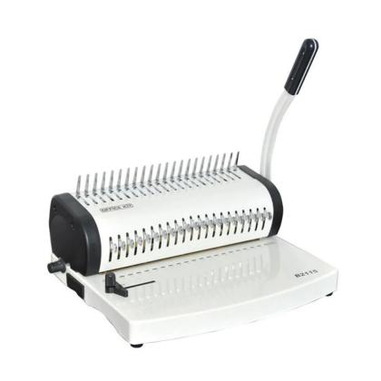 Перфобиндер Office Kit B2115 (пласт.пружина до 21мм, перф.до 15 листов)
