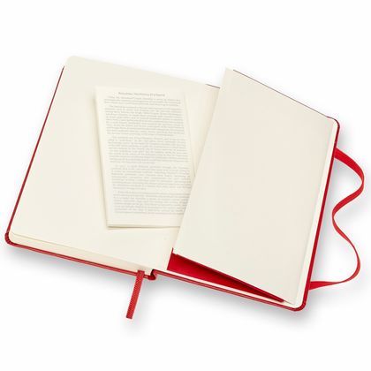 Блокнот А6 90*140 мм, 96 л., тонир., лин. "Classic Pocket" тверд. обл. полипропилен., на резинке, черный