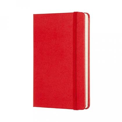 Блокнот А6 90*140 мм, 96 л., тонир., лин. "Classic Pocket" тверд. обл. полипропилен., на резинке, черный