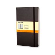Блокнот А6 90*140 мм, 96 л., тонир., лин. "Classic Pocket" тверд. обл. полипропилен., на резинке, черный