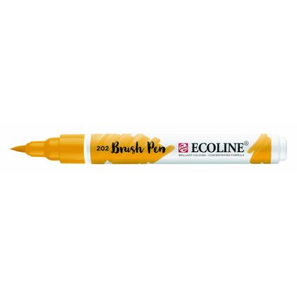 Маркер акварельный "Ecoline" 202 желтый темный