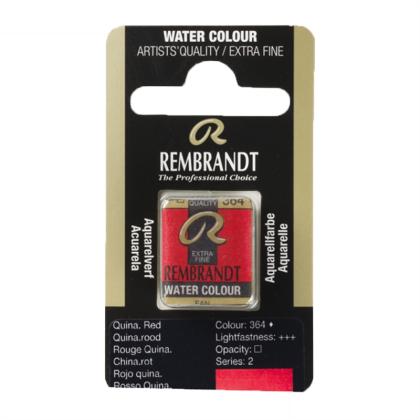 Краски акварельные "Rembrandt" 364 хинакридон красный, кювета