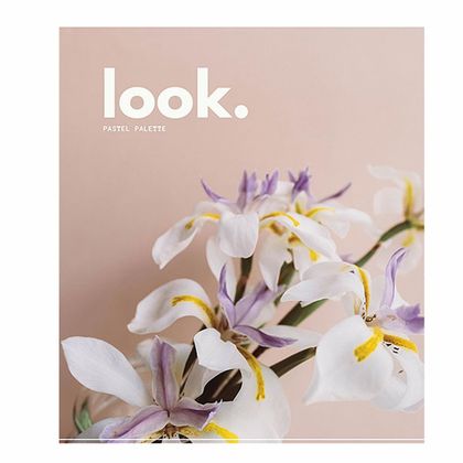 Тетрадь А5 48 л., клет. "Look. Pastel palette" скоба сбоку, обл. карт., Уф-лак, ассроти