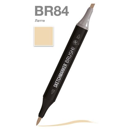 Маркер перм., худ. "Sketchmarker Brush" двусторонний, BR84, латте